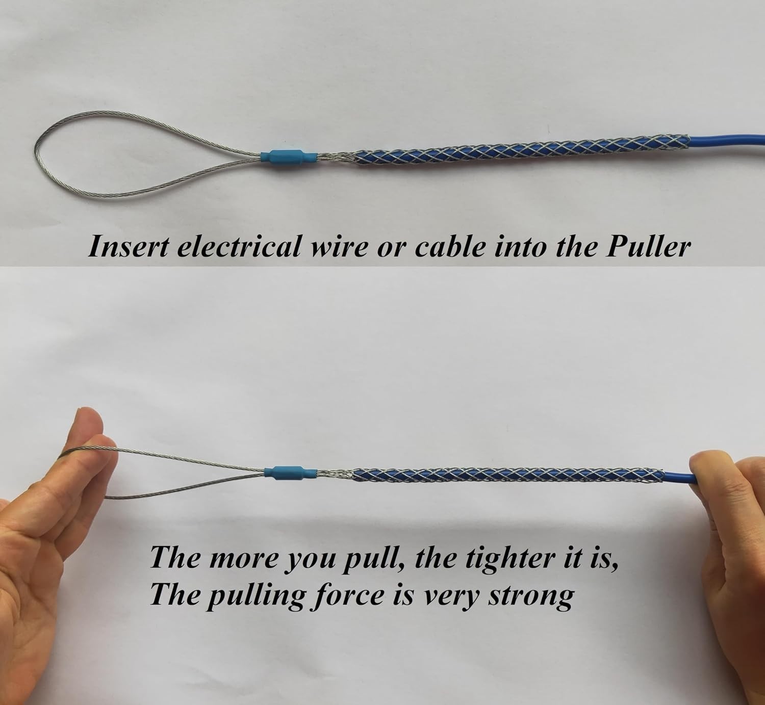 Cable Pulling Grip Lassos for 25-31mm（0.98″-1.22″）electrical wire, single hea…