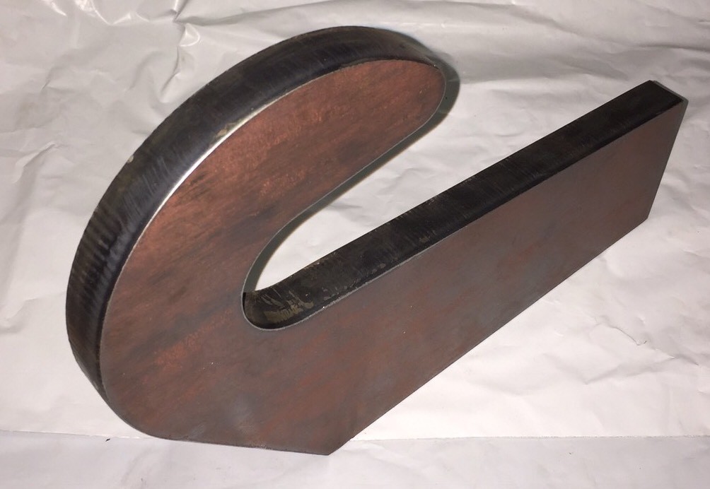4 Weld On Mounting Brackets for Pin Type over the Bucket Loader Pallet Forks
