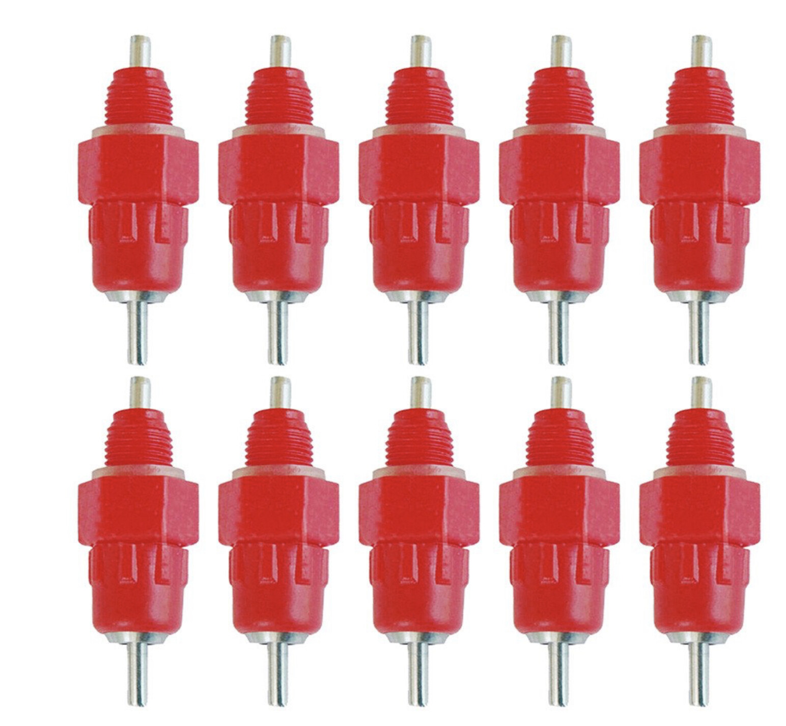 10 Pack Chicken Water Nipples Bird Drink Water Chicks Duck Hen Poultry