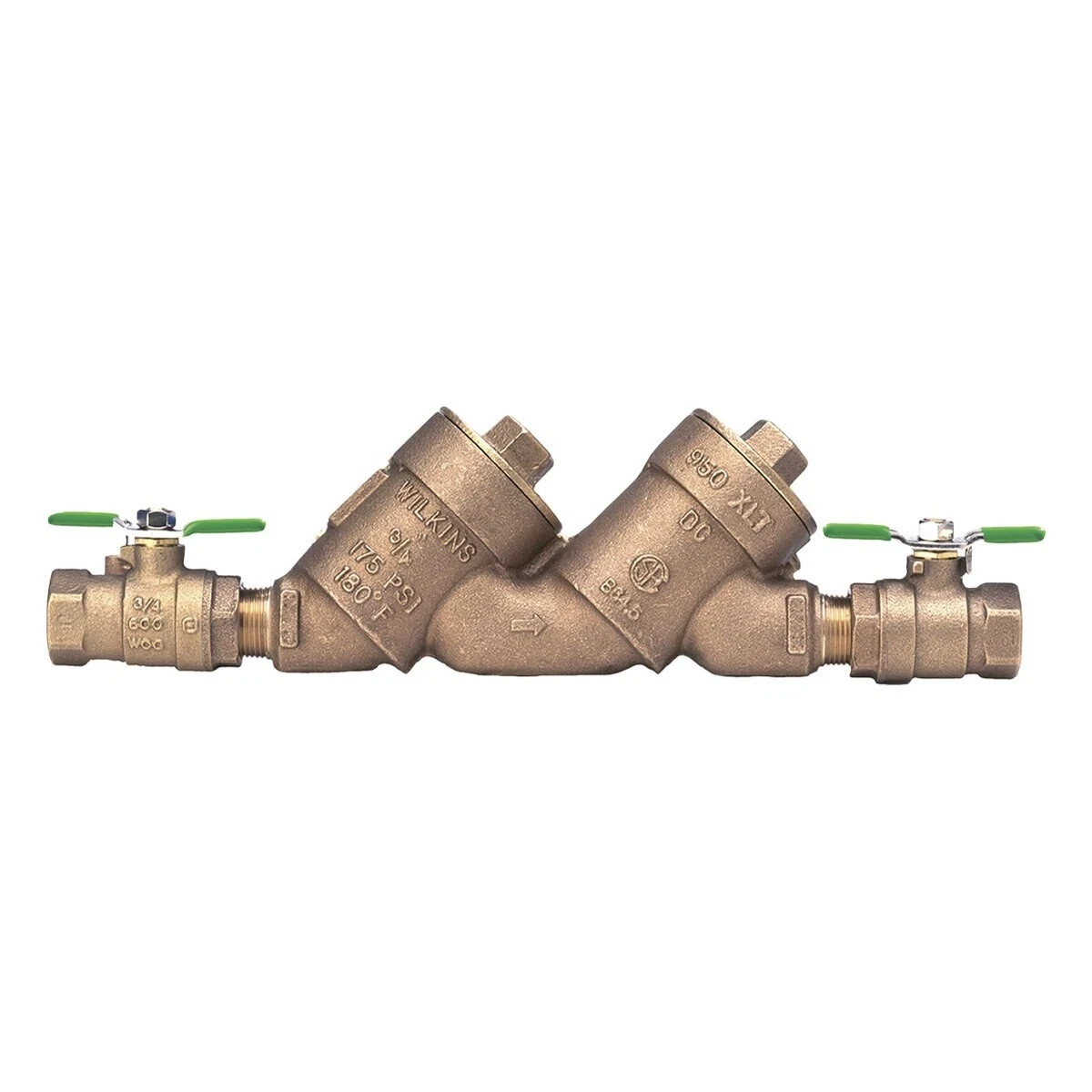 Zurn Wilkins 1 in. 950XLT2 Double Check Backflow Preventer Valve
