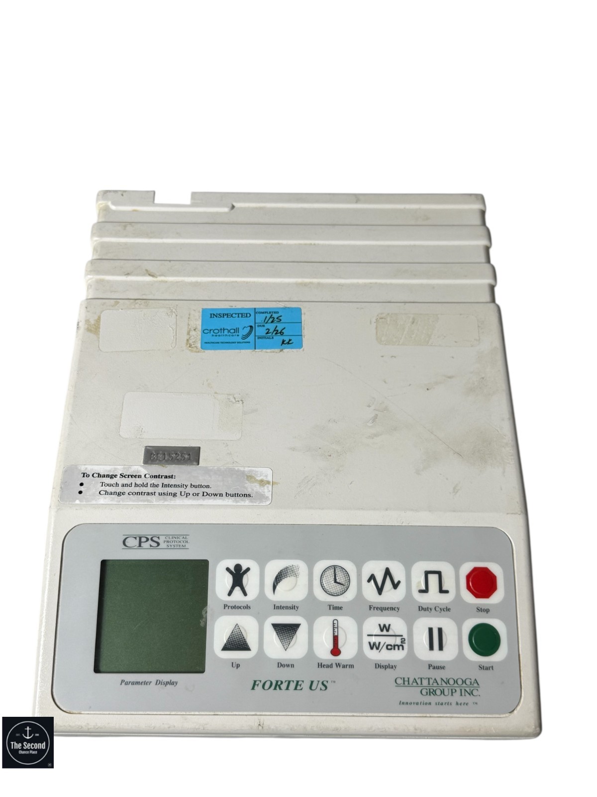 Chattanooga FORTE US CPS Clinical Protocol Ultrasound System w/ 2 Applicators