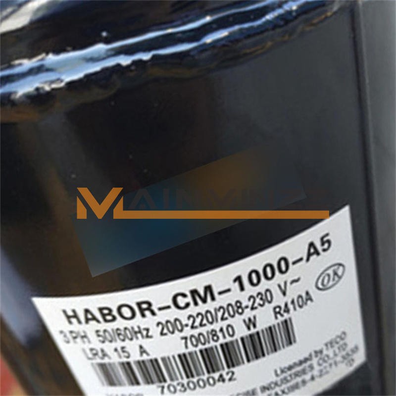 ONE NEW HABOR-CM-1000-A5 Refrigeration compressor 3PH 50/60Hz 200-220/208-230V