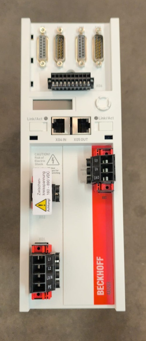 Beckhoff AX5206-0000-0202 and AX5805 NEW/was installed but never used