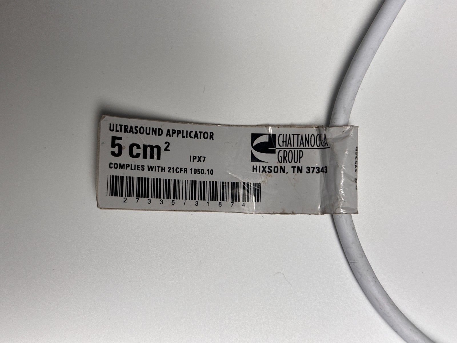 Chattanooga Intelect 2776 Ultrasound Unit with 5cm Probe & Power Cable