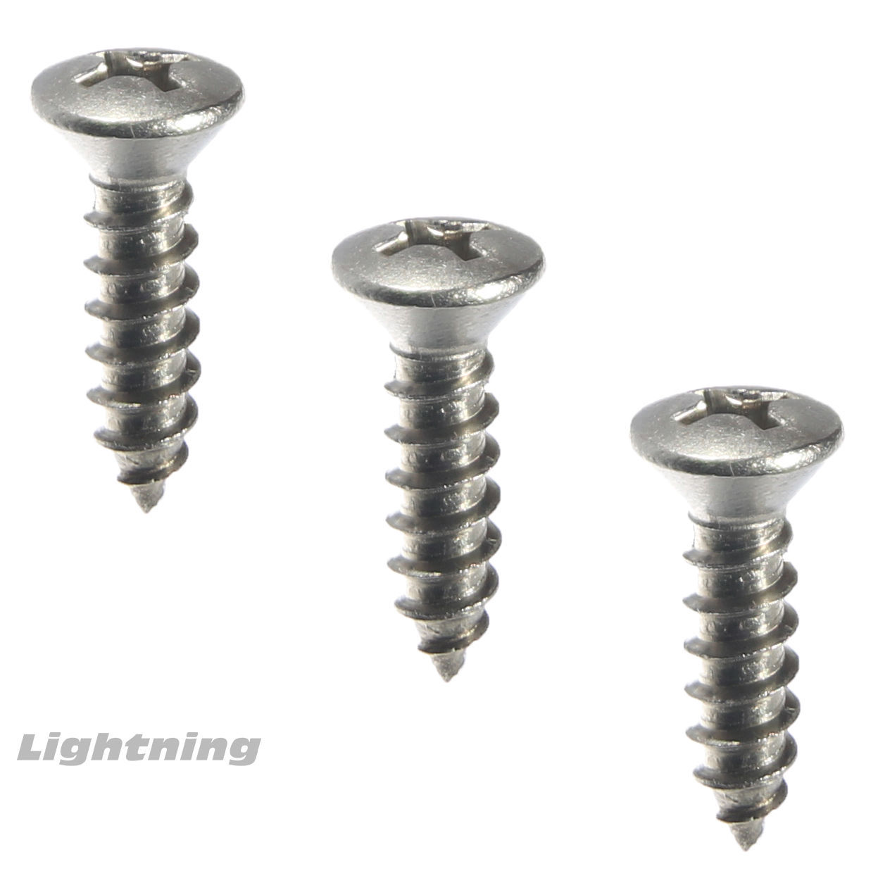 Phillips Oval Head Sheet Metal Screw 316 Stainless Steel #10 x 3/4″ Qty 1000