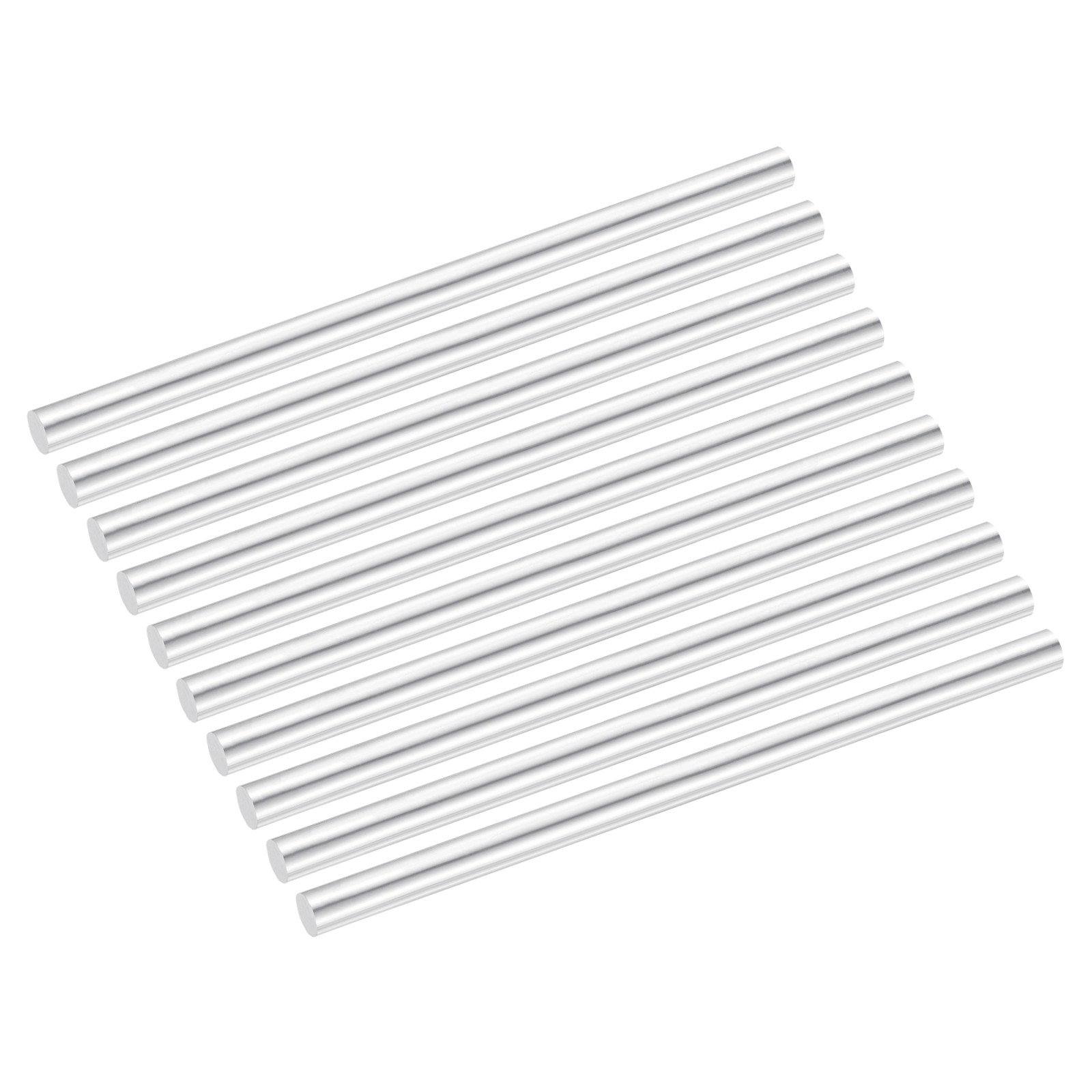 10Pcs 0.31″(8mm) Dia Round Aluminum Rods, 5.9″ Long 6061 Aluminum Round Rods