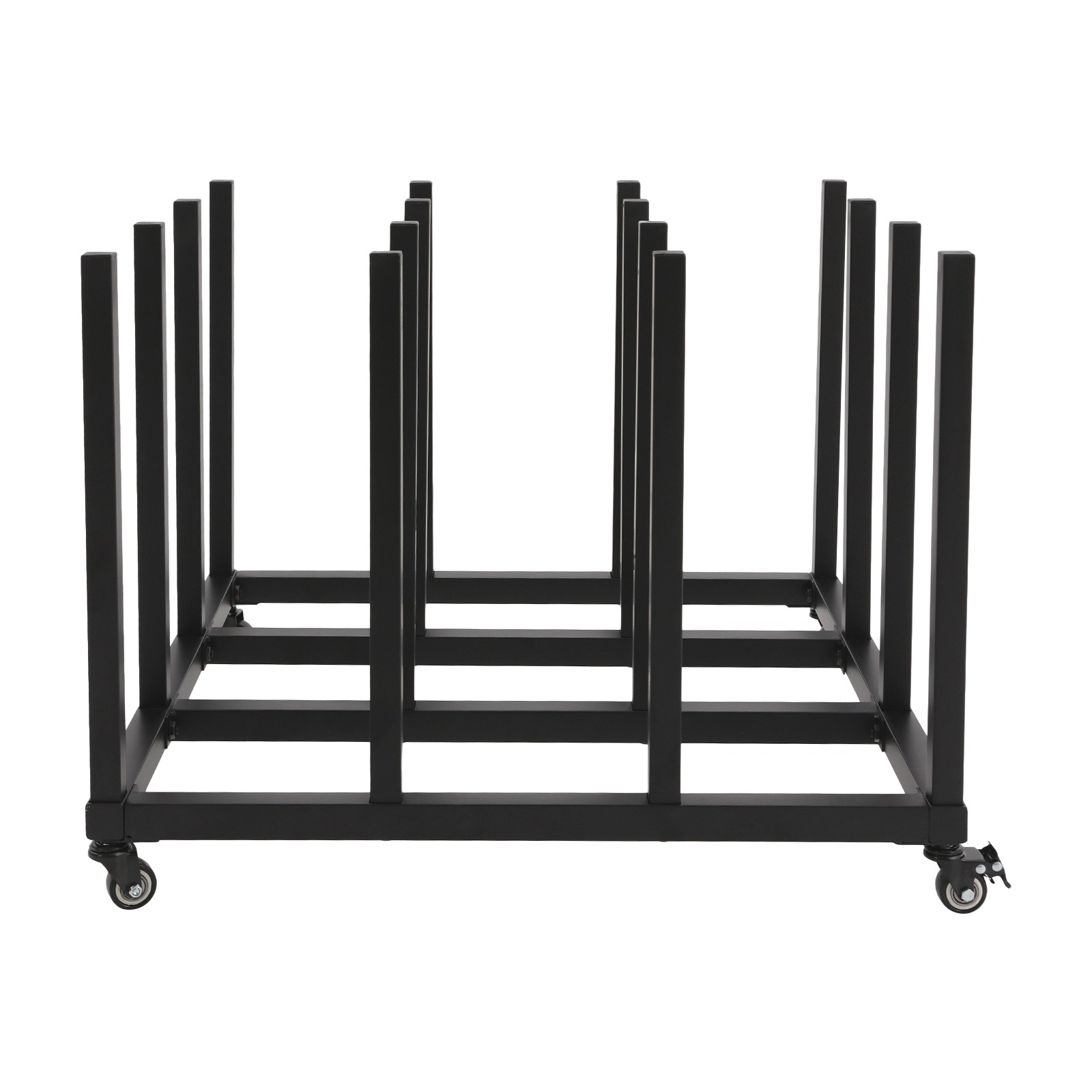 Mobile Blueprint Storage Stand With 16 Rolls Capacity Vinyl Roll Organizer