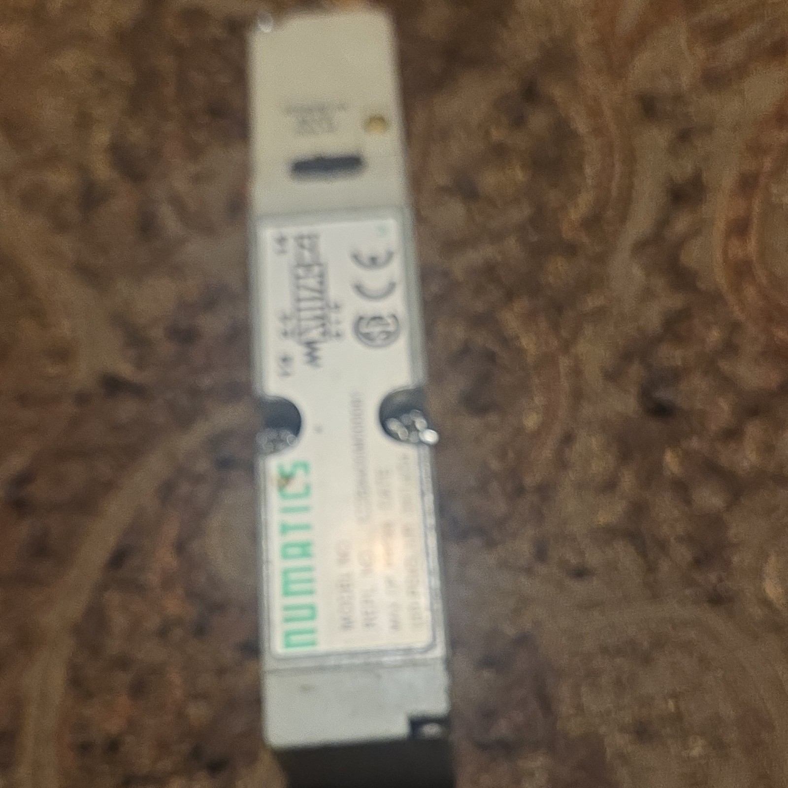 Numatics 122BA400M000061 Solenoid Air Valve, 1/4 in NPT, 24 VDC, 150 psi