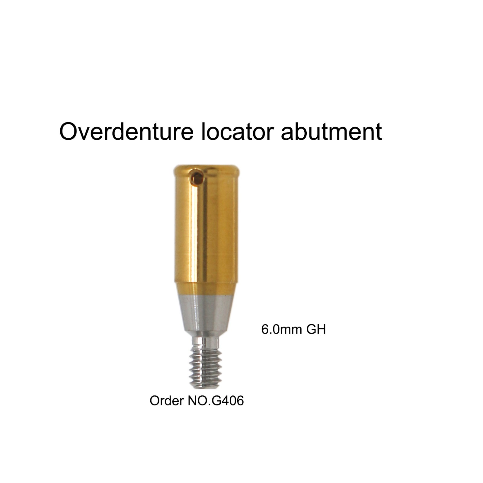 US Dental Locator/Healing Abutment Male Cap Insert for DIO UF II Regular Implant