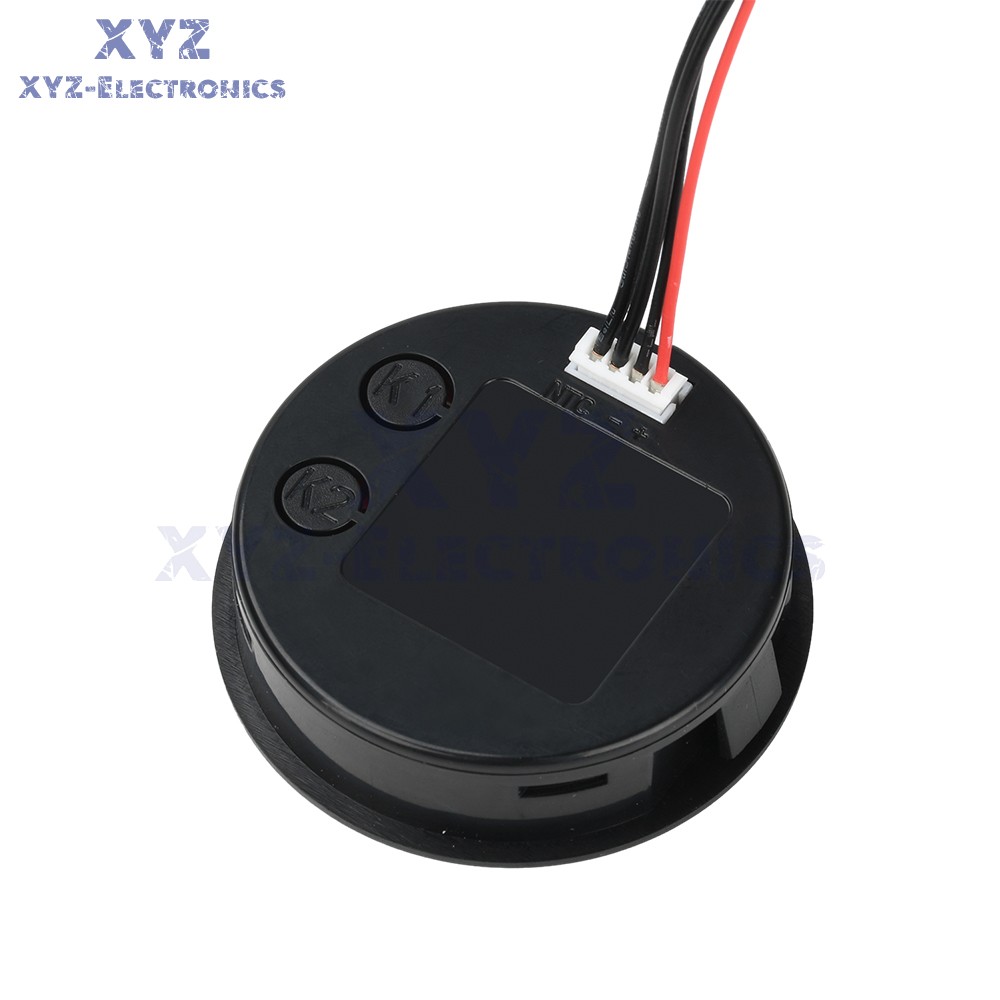 LCD Digital Battery Level Indicator Voltage Power Percentage Temperature Display