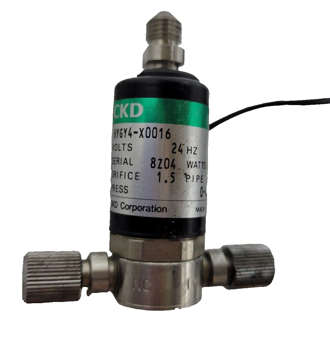 CKD HYGY4-X0016 1.5 Orifice 24Hz 0-0.3mpa M5 Valve (LOT OF 8) -USED.