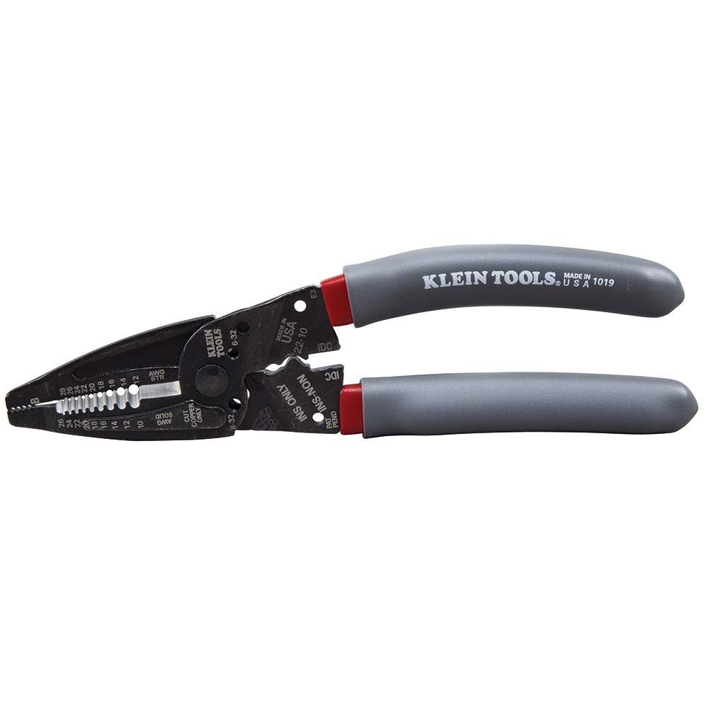 Klein Tools 1019 10 – 26 AWG Solid, 12 – 28 Stranded, Gray/Red