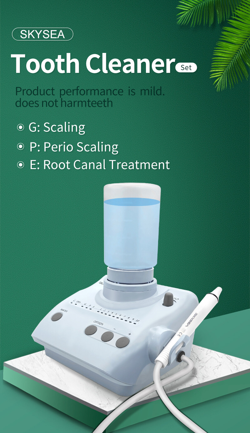 Dental Ultrasonic Piezo Scaler w/ 2 Water Bottles Handpiece for EMS Woodpecker E