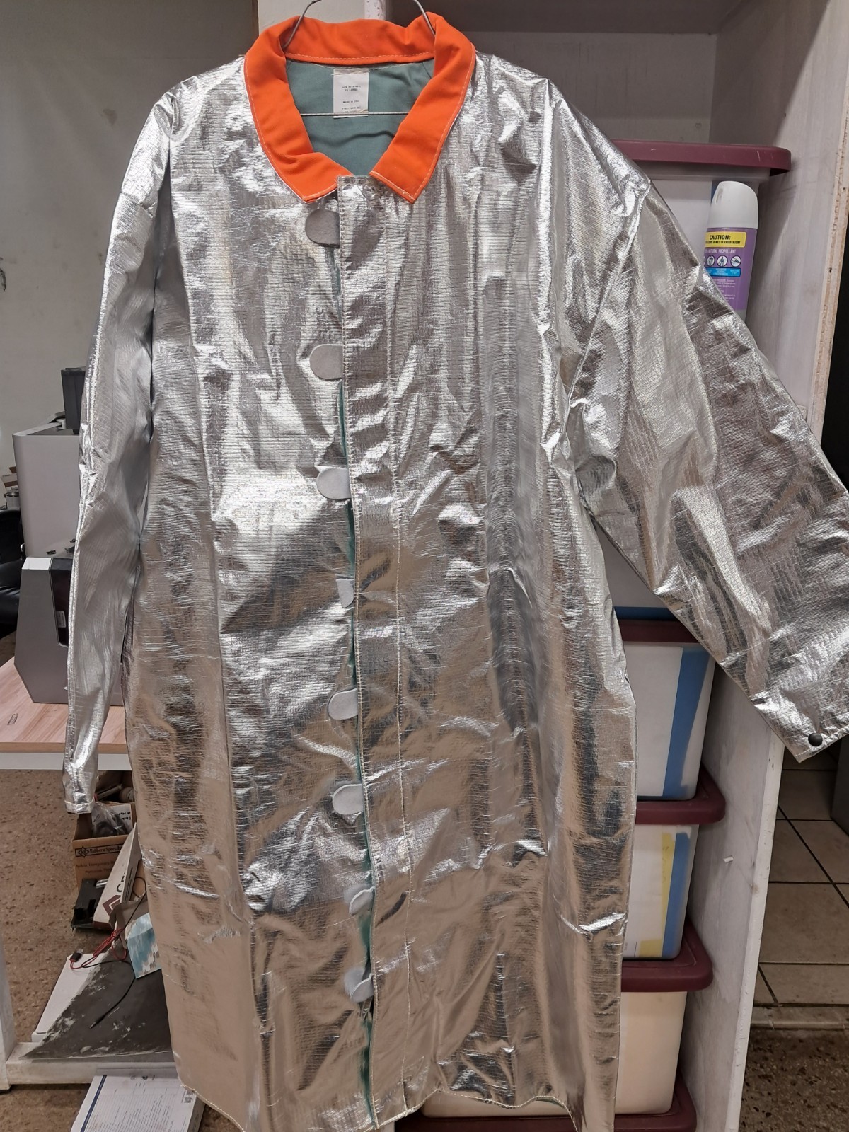 STEEL GRIP 50″ Aluminized PBI/KEV Coat APB-4713-50 L SIZE: 2XL (XXL)