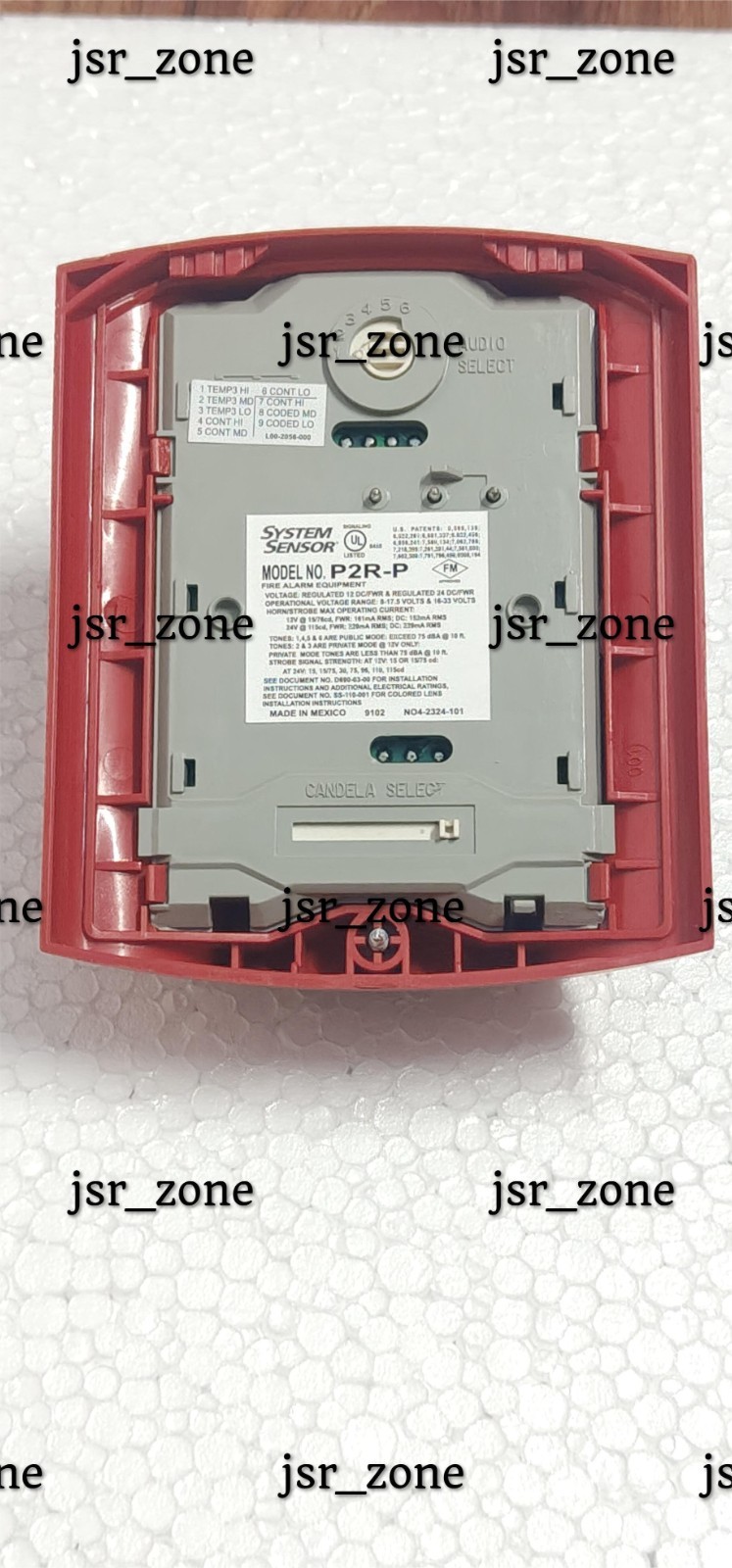 System Sensor P2R Fire Alarm Horn Strobe Red Wall Mount New System Sensor In Usa