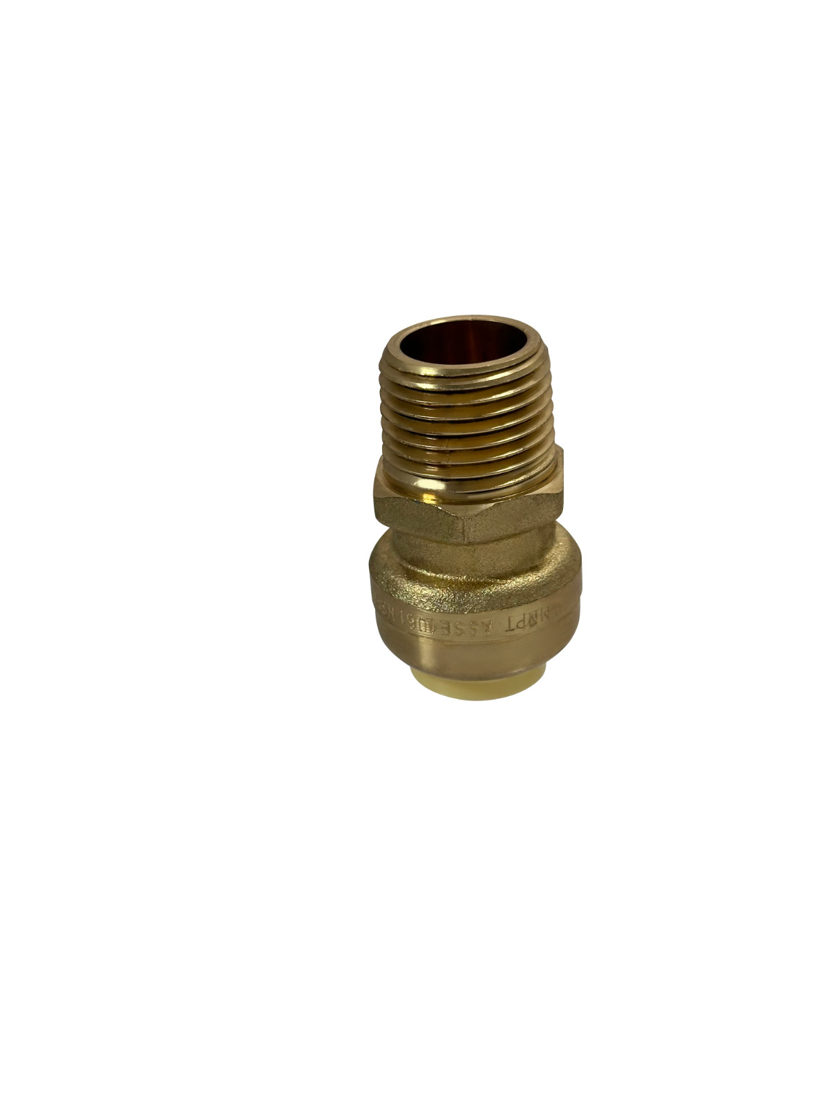 10 PIECES 1/2″ PUSH FIT X 1/2″ MALE ADAPTERS – LEAD FREE BRASS