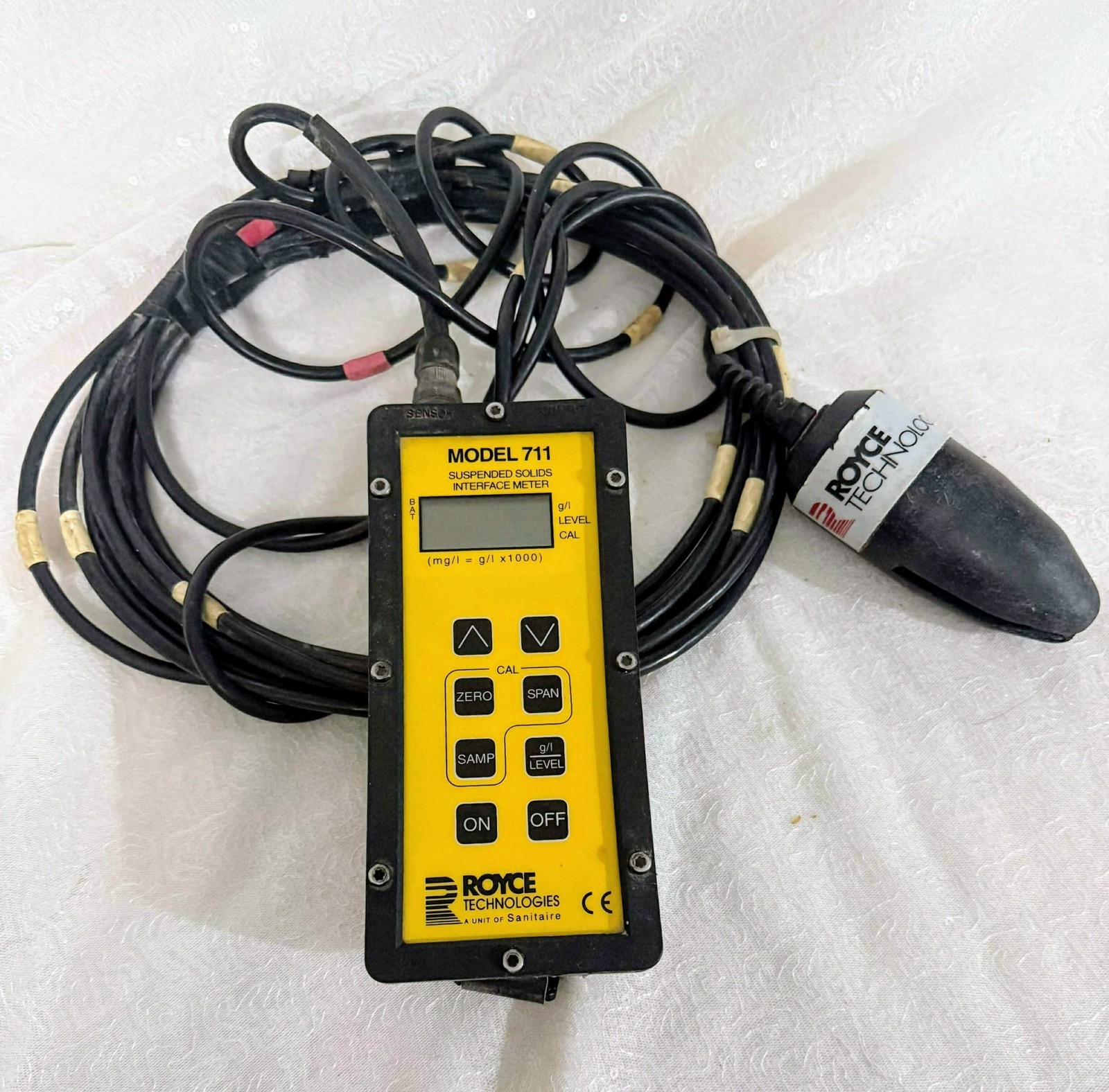 Royce ITT, Model 711/71, Suspended Solids Interface Level Analyzer Meter