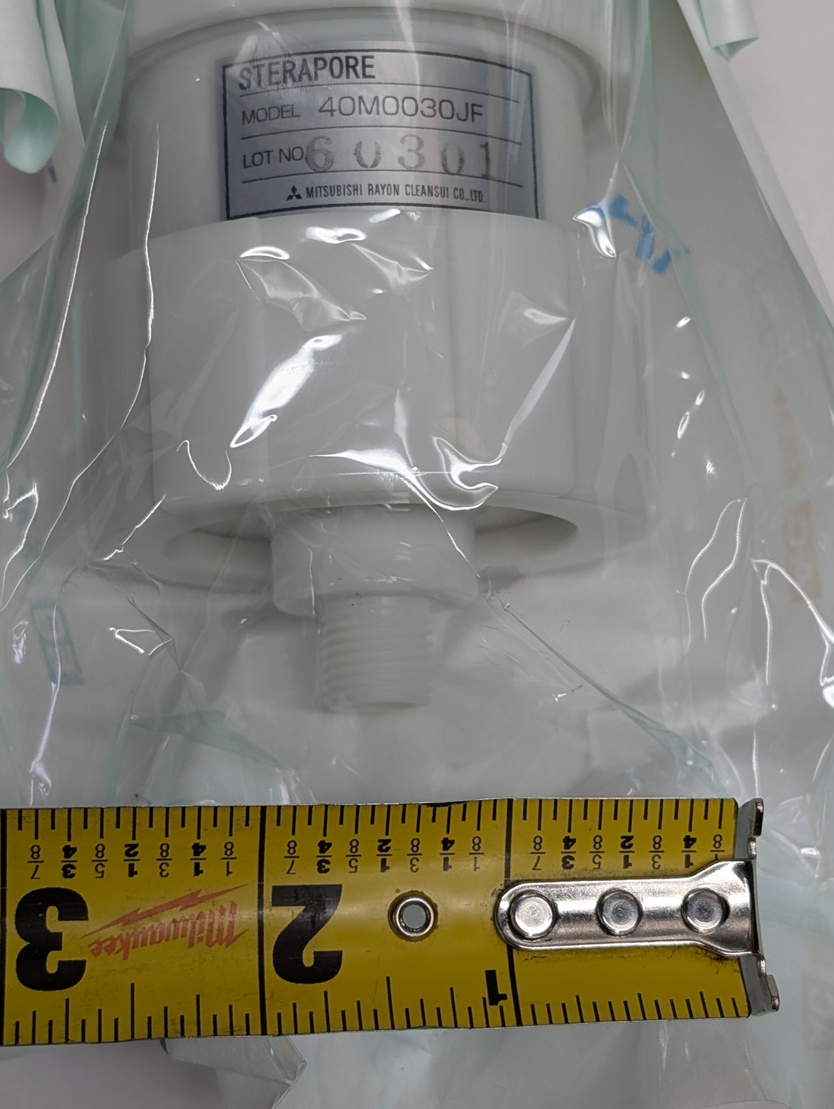 MITSUBISHI RAYON STERAPORE WATER FILTER 40M0030JF FOR WAFER PROCESSING