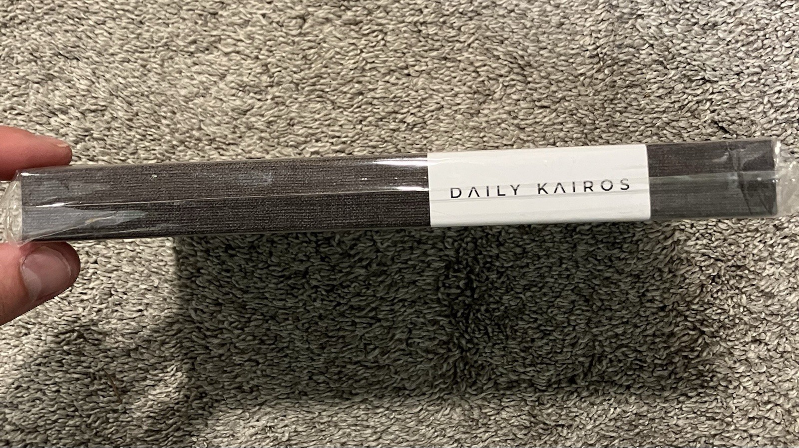 New Daily Kairos 13-Week Journal Premium Dark Brown Faux Leather – Next Day Ship