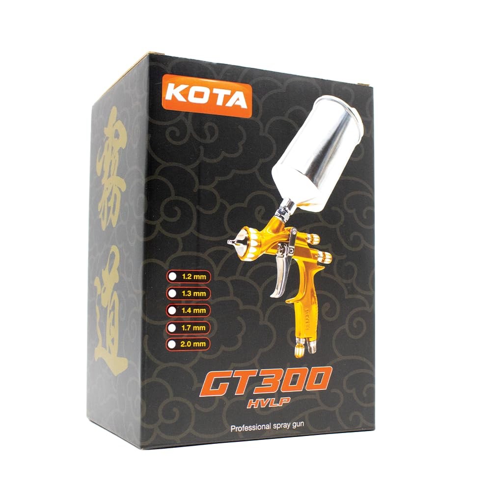 KOTA Gold Edition HVLP Spray Gun Paint (1.3MM W/Cup) GT30013