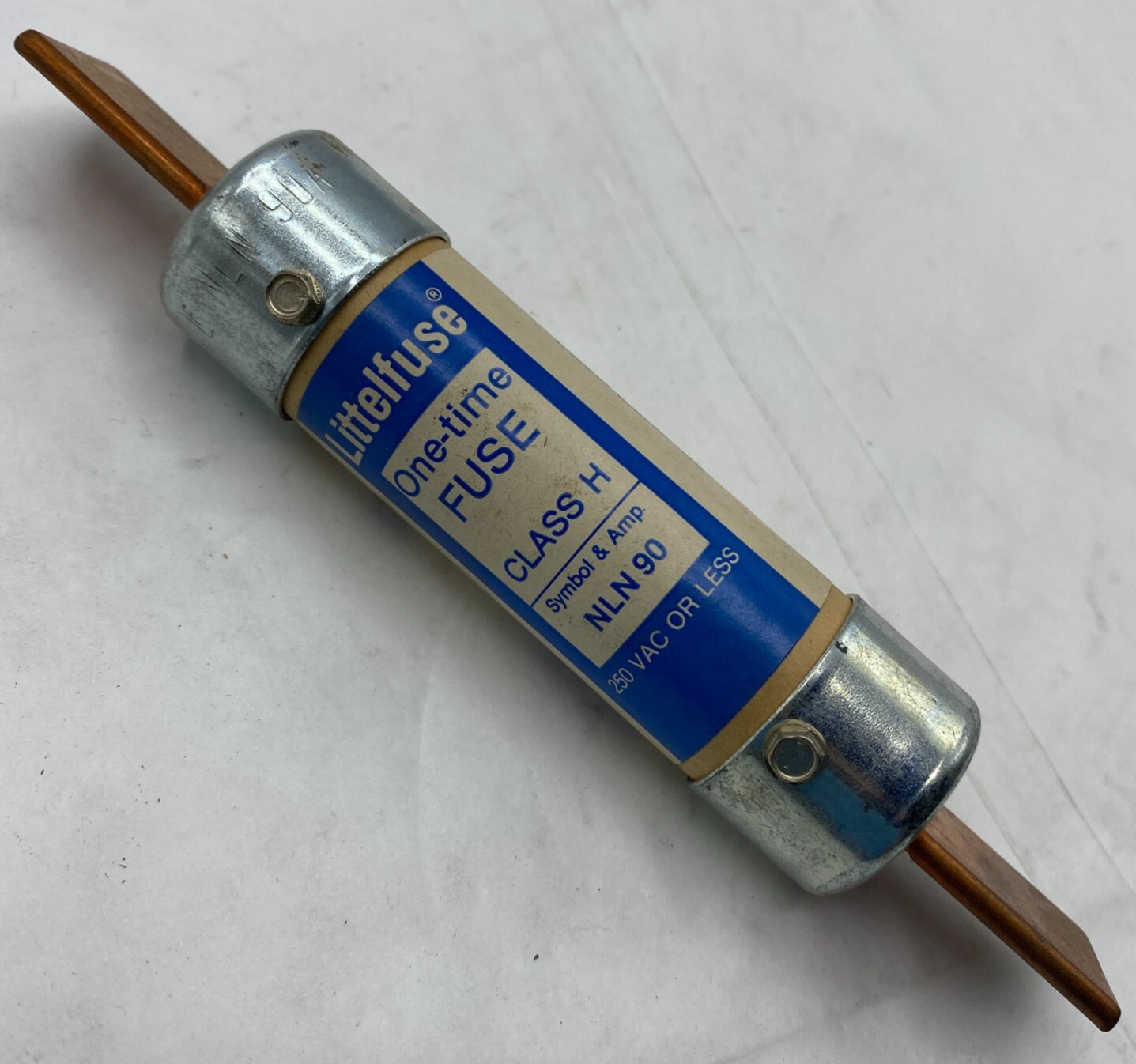 Littelfuse NLN90 90A 250V One Time Class H FUSES LOT OF 5