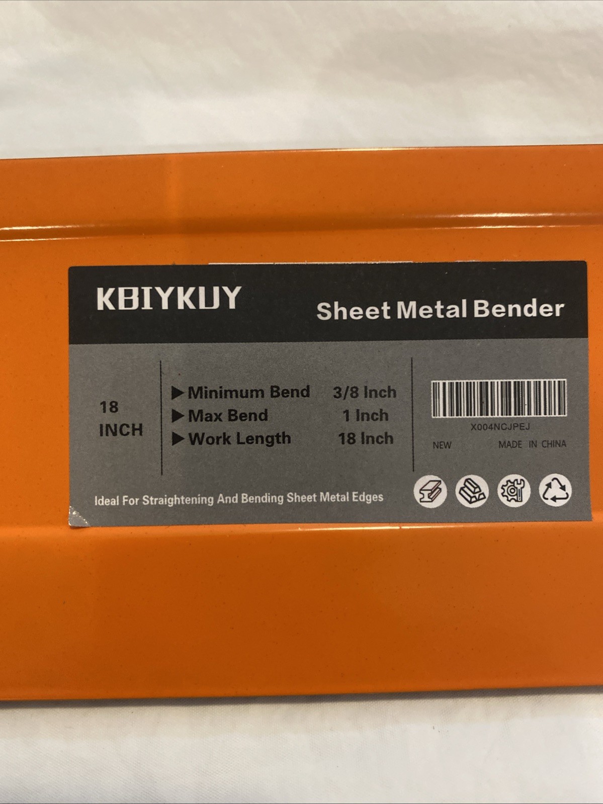 Sheet Metal Bender Folding Tool, 18 Inch Hand Seamer for HVAC Ductwork, Roofing
