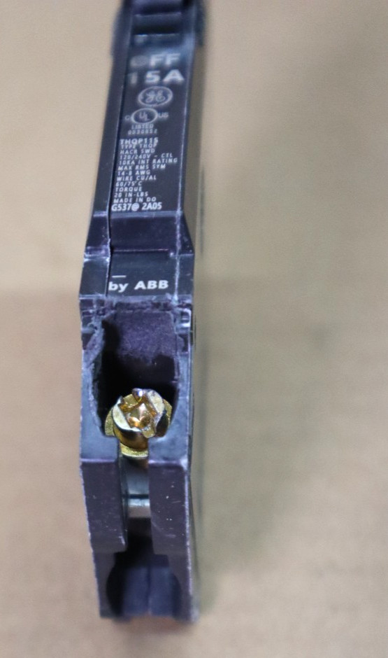 5 GE THQP115 15A 120V 1 POLE TYPE TQP CIRCUIT BREAKER