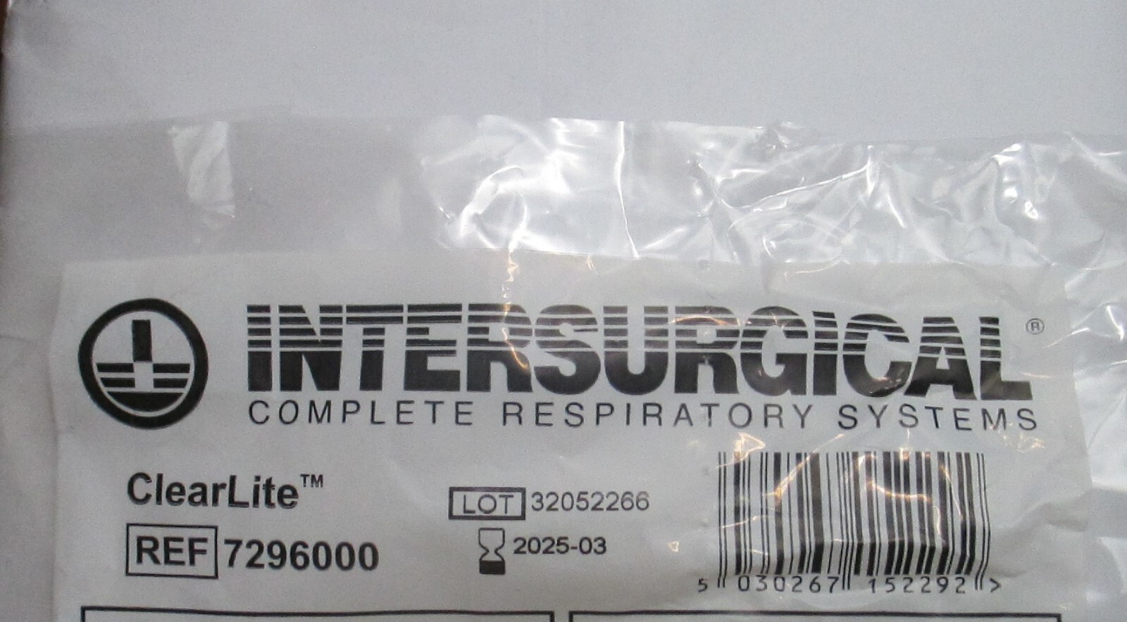 Intersurgical ClearLife Anesthesia Single-Use Face Mask Adult Size 6 2 Piece