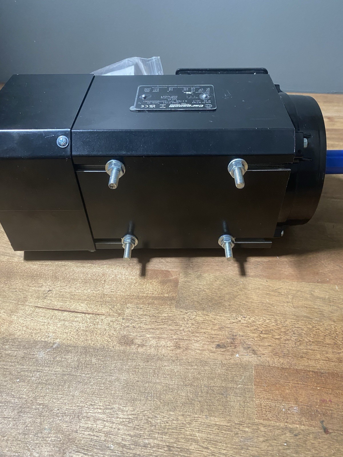 Carpanelli M71p4 3-Phase Electric Motor 0.6kW/1.0kW 230/400V IP55 Made in Italy