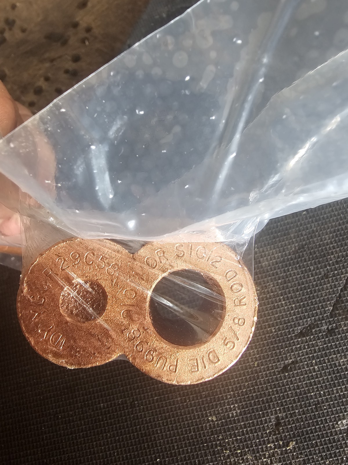 Burndy YGLR29C58 Copper Compression Ground Rod Connector,