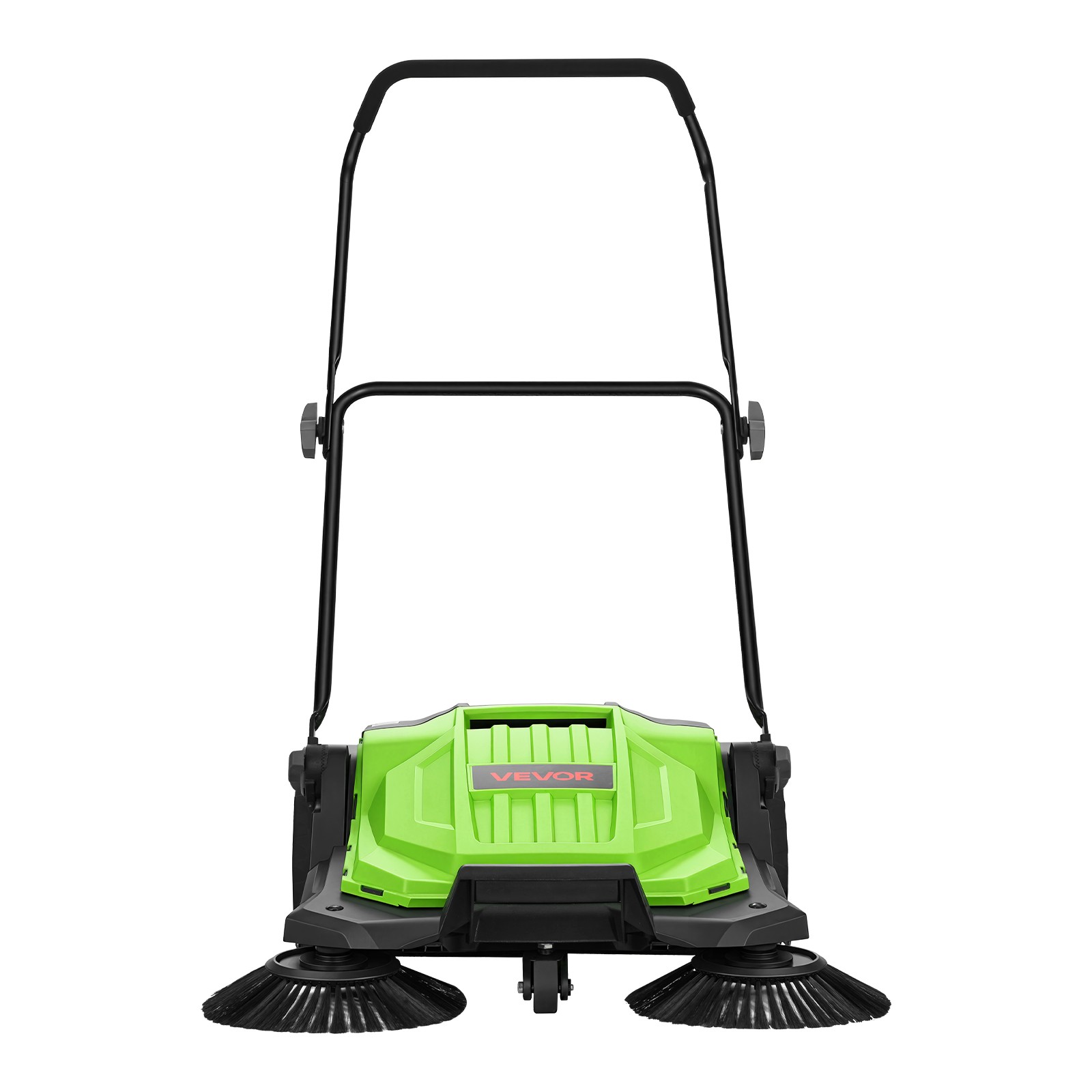 VEVOR Walk-Behind Floor Sweeper Manual Hand Push Sweeper 25.6″ Sweeping Width