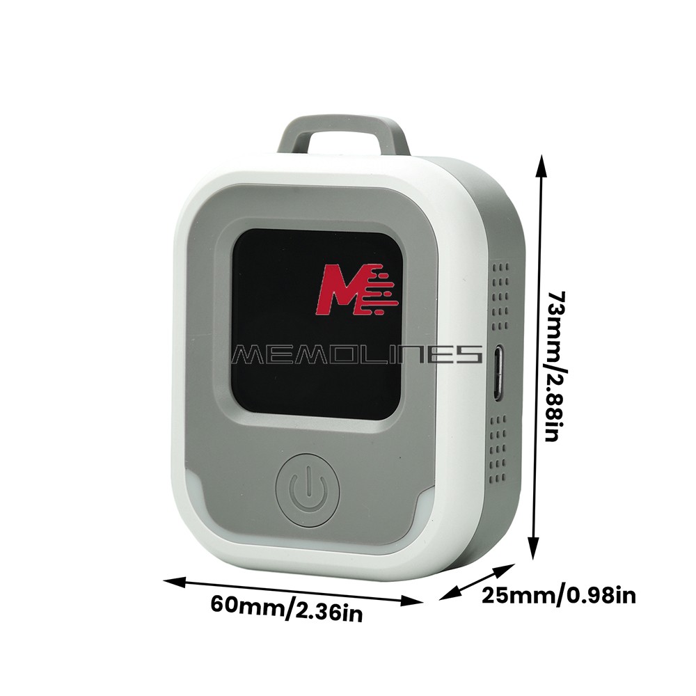 Air Quality Monitor 3-in-1 Carbon Monoxide Detector Temperature Humidity Alarm