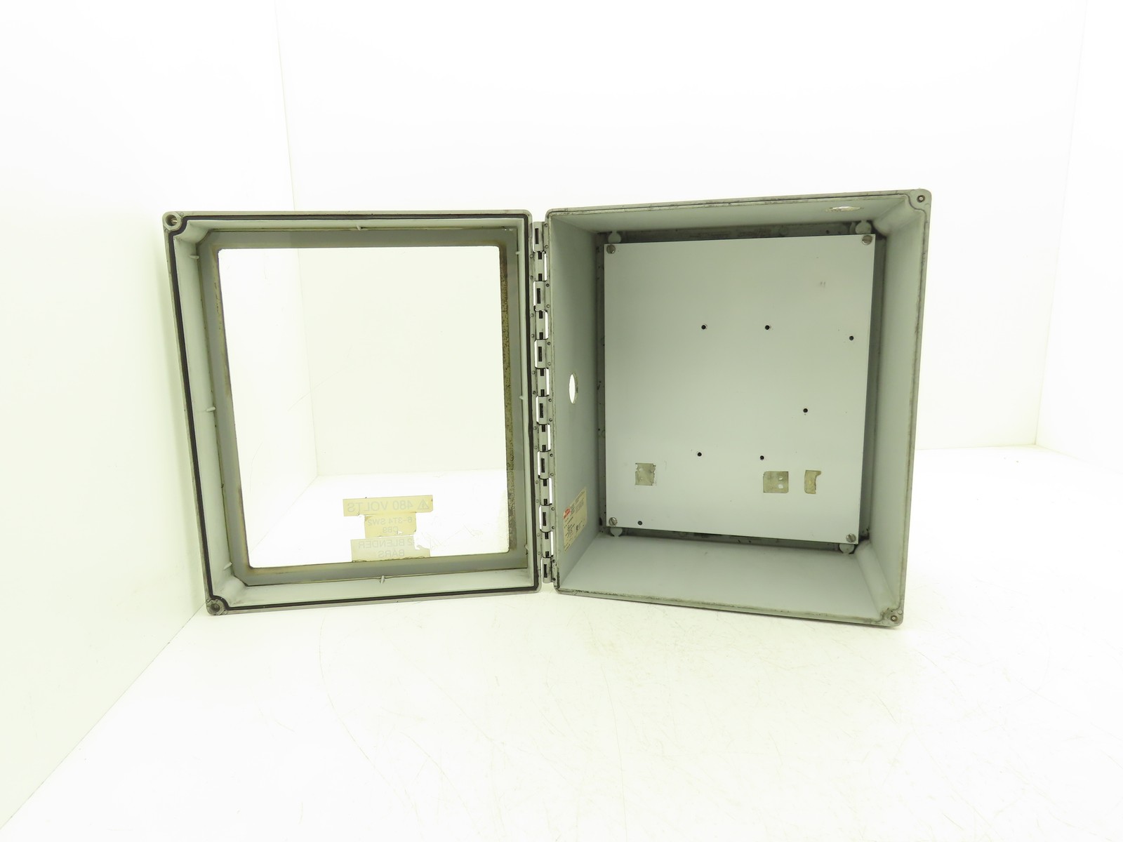 Hoffman A14128CHQRFGW Electrical Enclosure Junction Box 14x12x6″ Disconnect