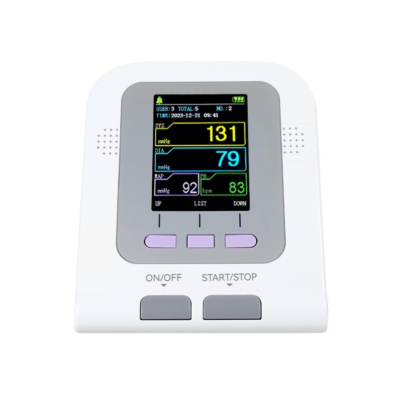 CONTEC08C Voice Broadcasting Electronic Blood Pressure Monitor LED NIBP Adult
