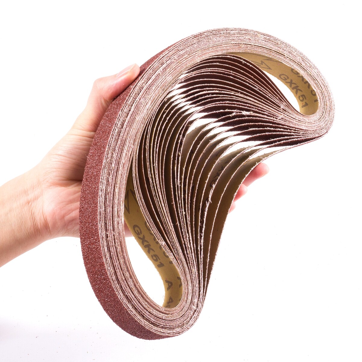 27PCS Sanding Belt 1 x 30 in 60 80 100 120 150-400 Grit Sander Belts Sandpaper