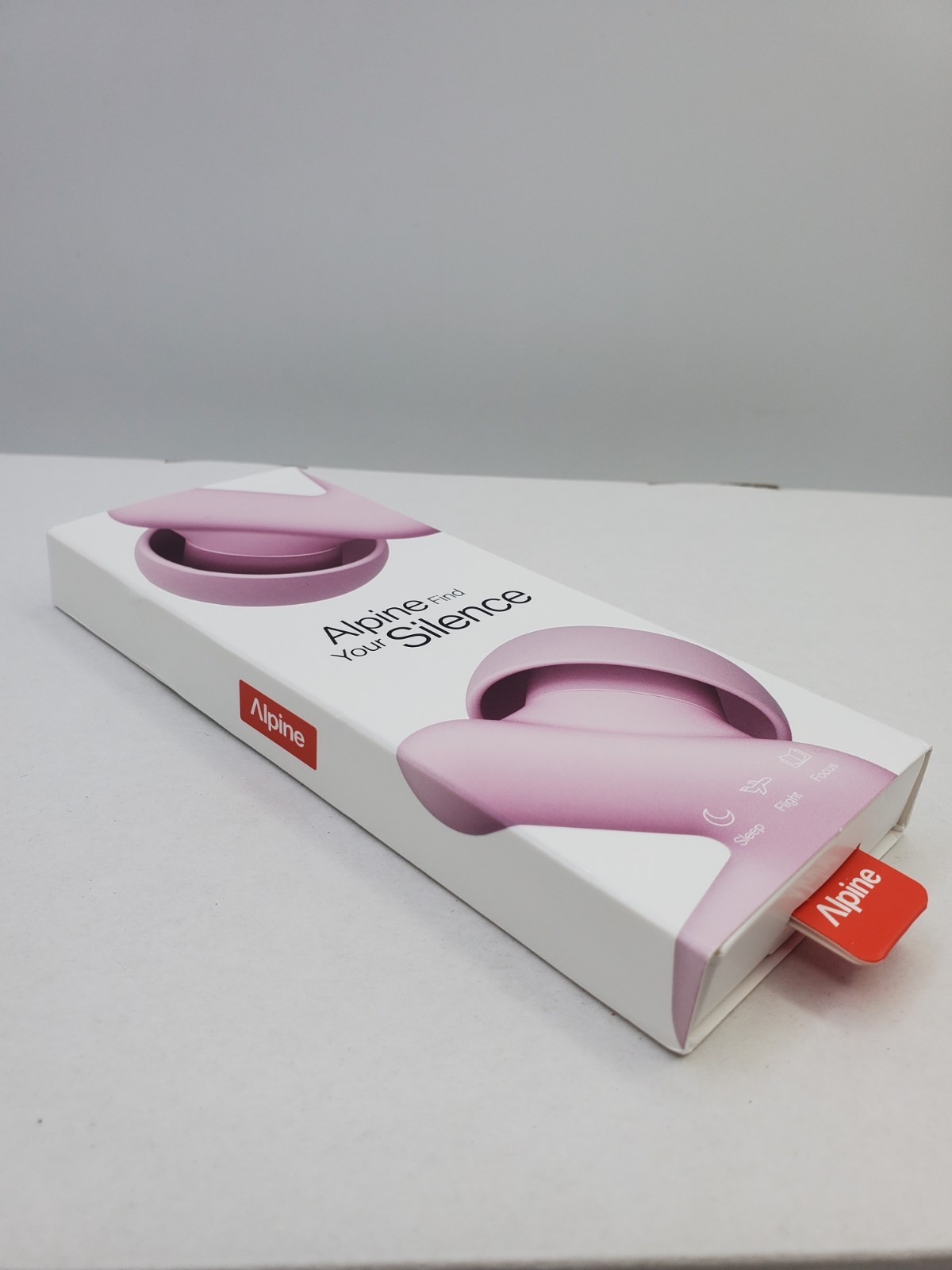Alpine Silence Earplugs for Sleep, Focus & Travel – V-Shape Snug Fit & Soft Oval