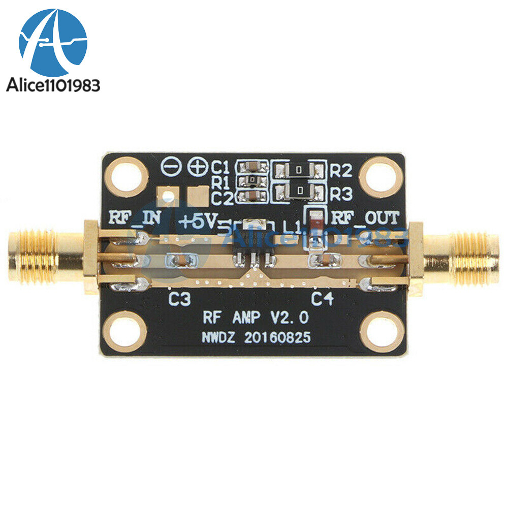 1-10PCS Low Noise LNA 0.05-4G NF=0.6dB RF amplifier FM HF VHF/UHF Ham Radio
