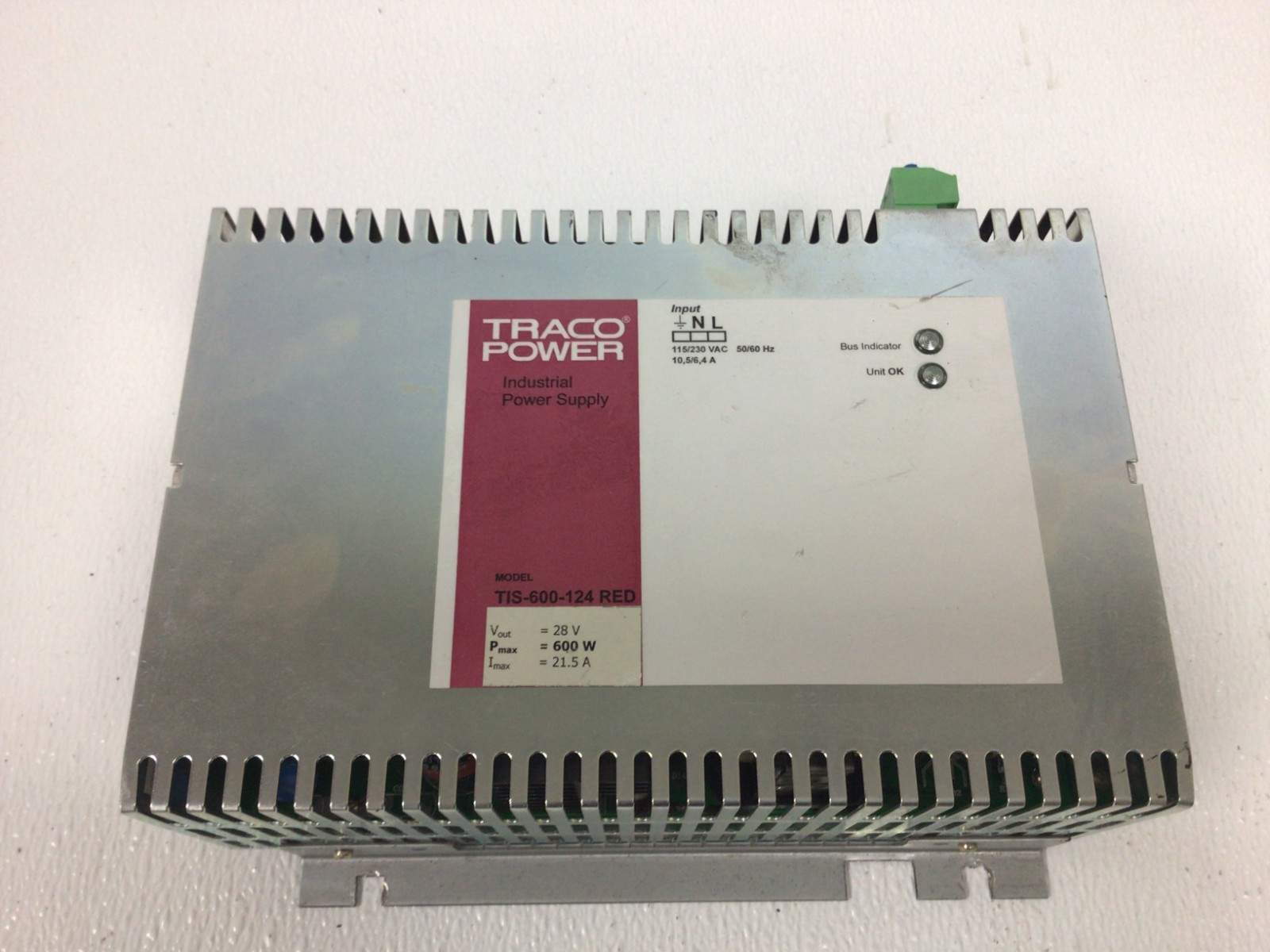 GE TRACO POWER TIS-600-148 RED-GE 48VDC / 12A