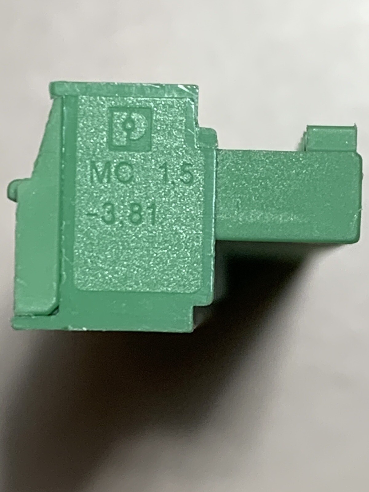 PHONEIX CONTACT TERM BLOCK PLUG 1803714 16POS STR 3.81MM «BUY 8/$80.00 OR 1/$11