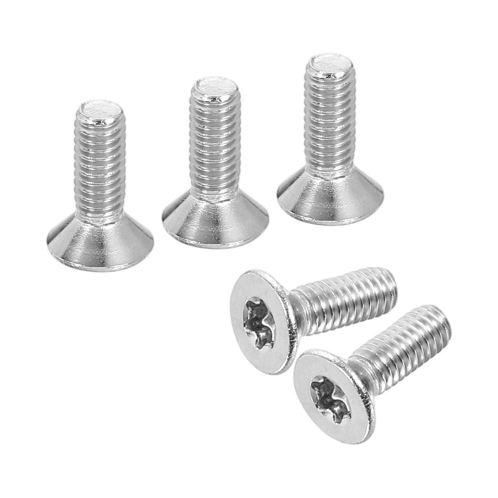 25Pcs M4-0.7 x 12mm Flat Head Torx Machine Screws 304 Stainless Steel