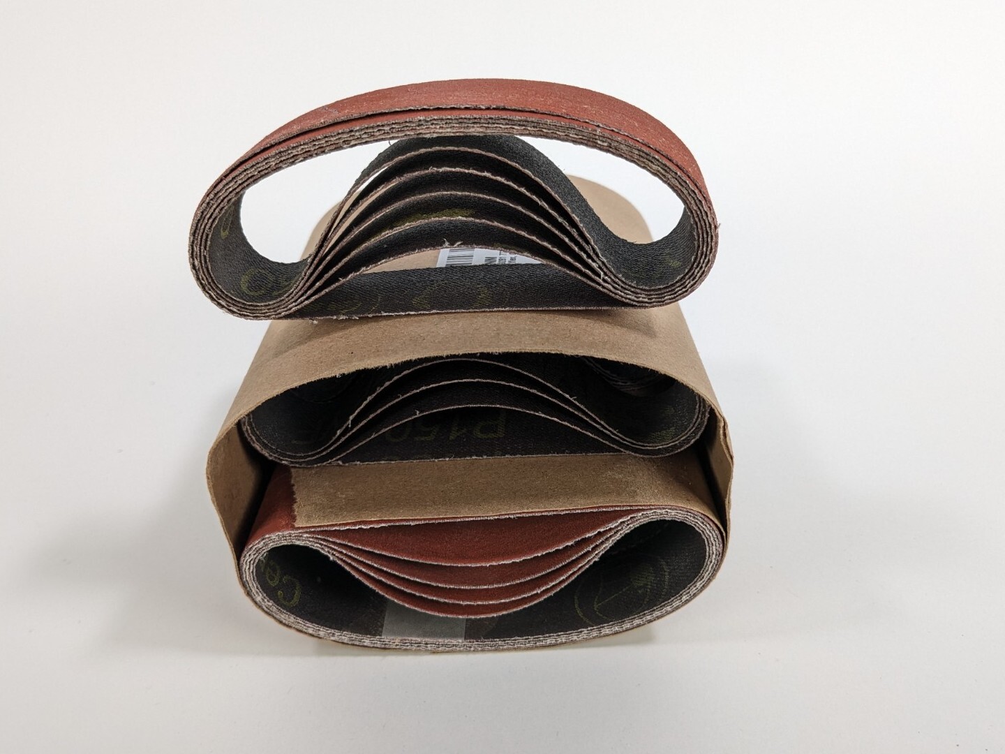 50 Pack 3M Cloth Belts 69281 777F, 1 in x 11 in P150 YF-Weight Fullflex