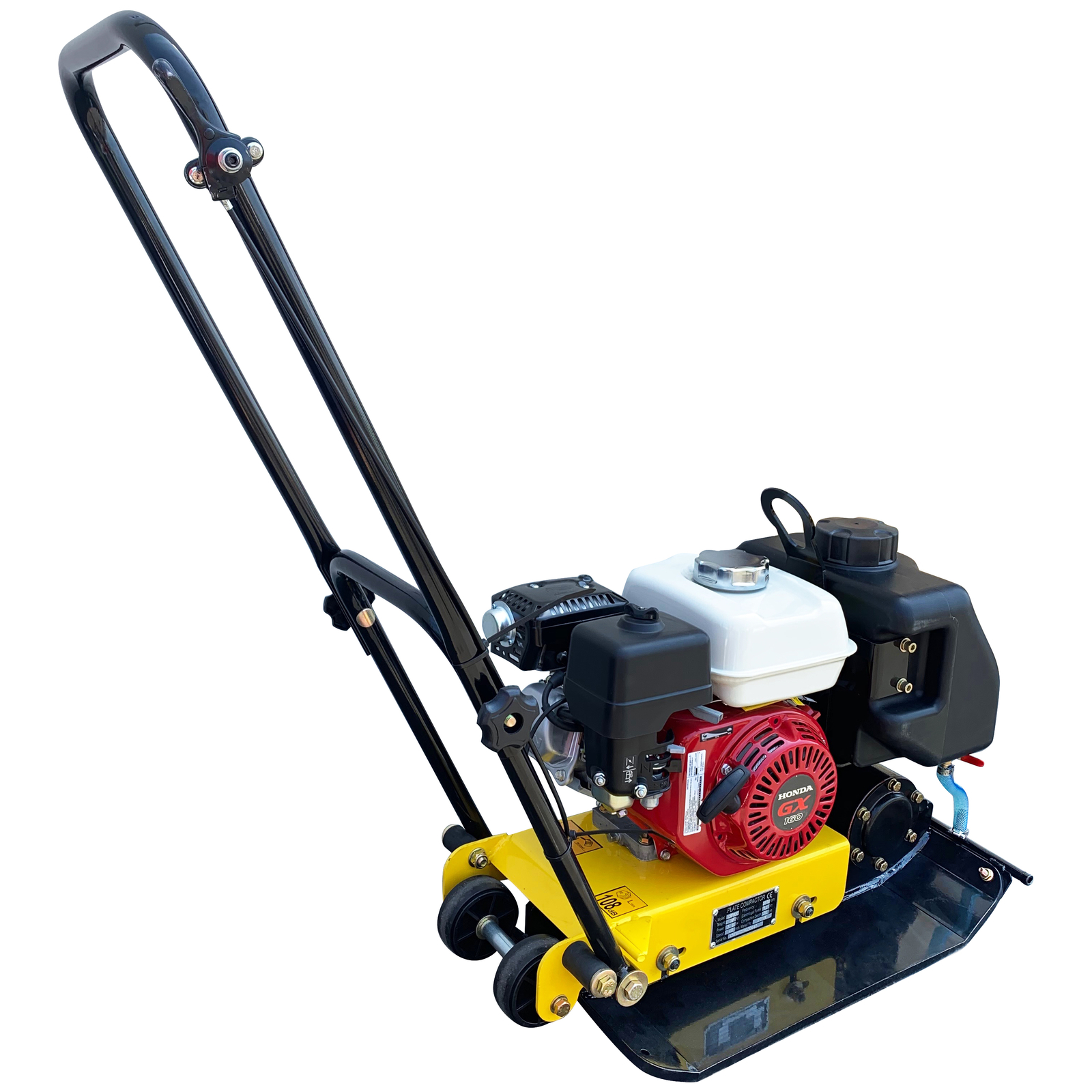 Honda GX160 Walk Behind Vibratory Plate Compactor Water Tank Heavy Duty Large