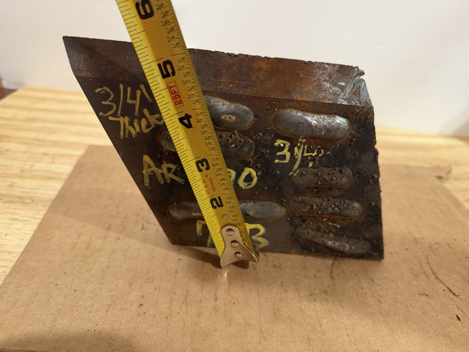 Irregular Piece of Abrasive Resistant Steel Plate – AR400 – 3/4” Thickness