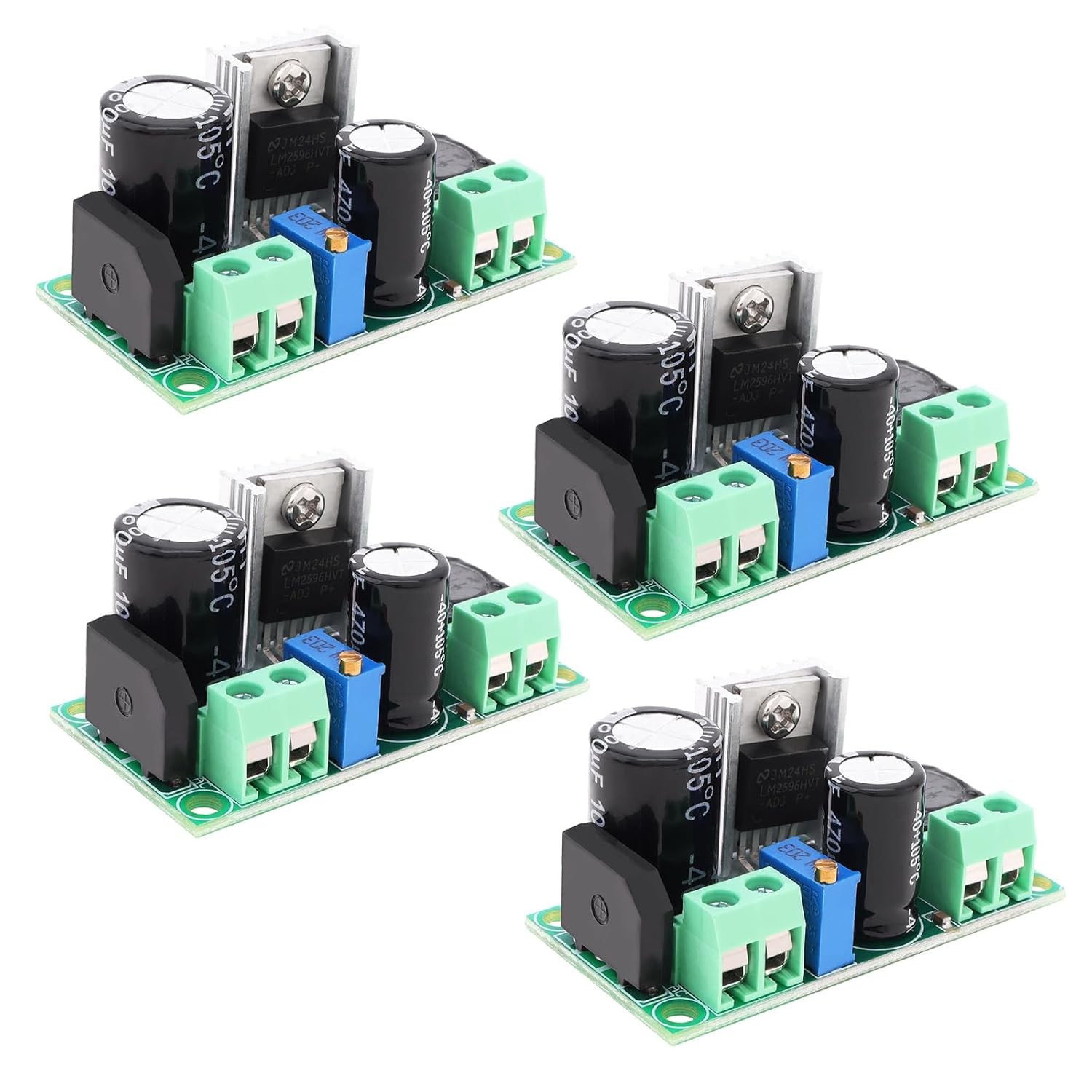 4Pcs AC/DC to DC Step Down Buck Converter AC 5V-30V 5V-48V 3.3V-33V…