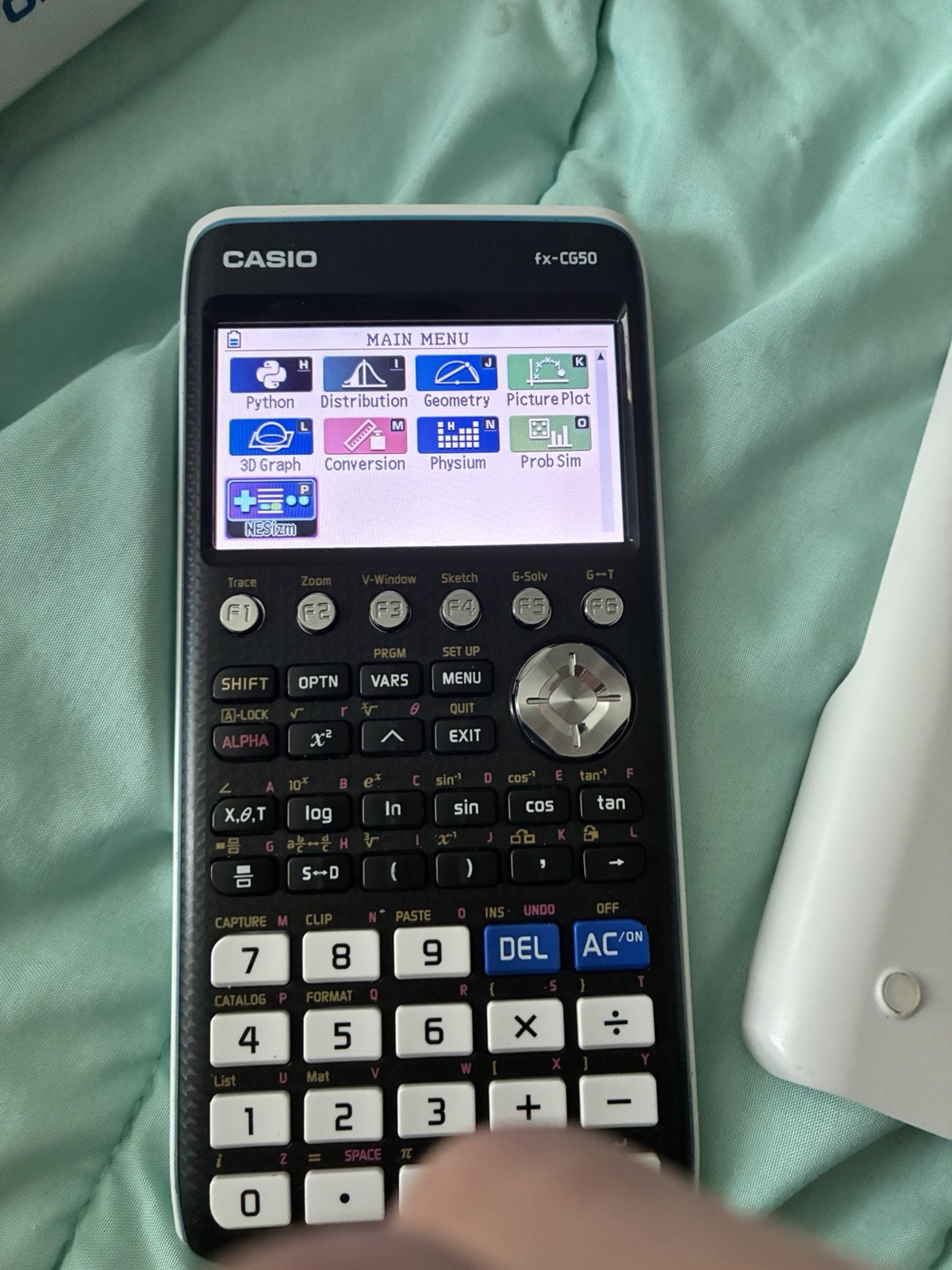 Casio fx-CG50 Graphing Calculator Programmable LCD, Battery, Case USB Box.