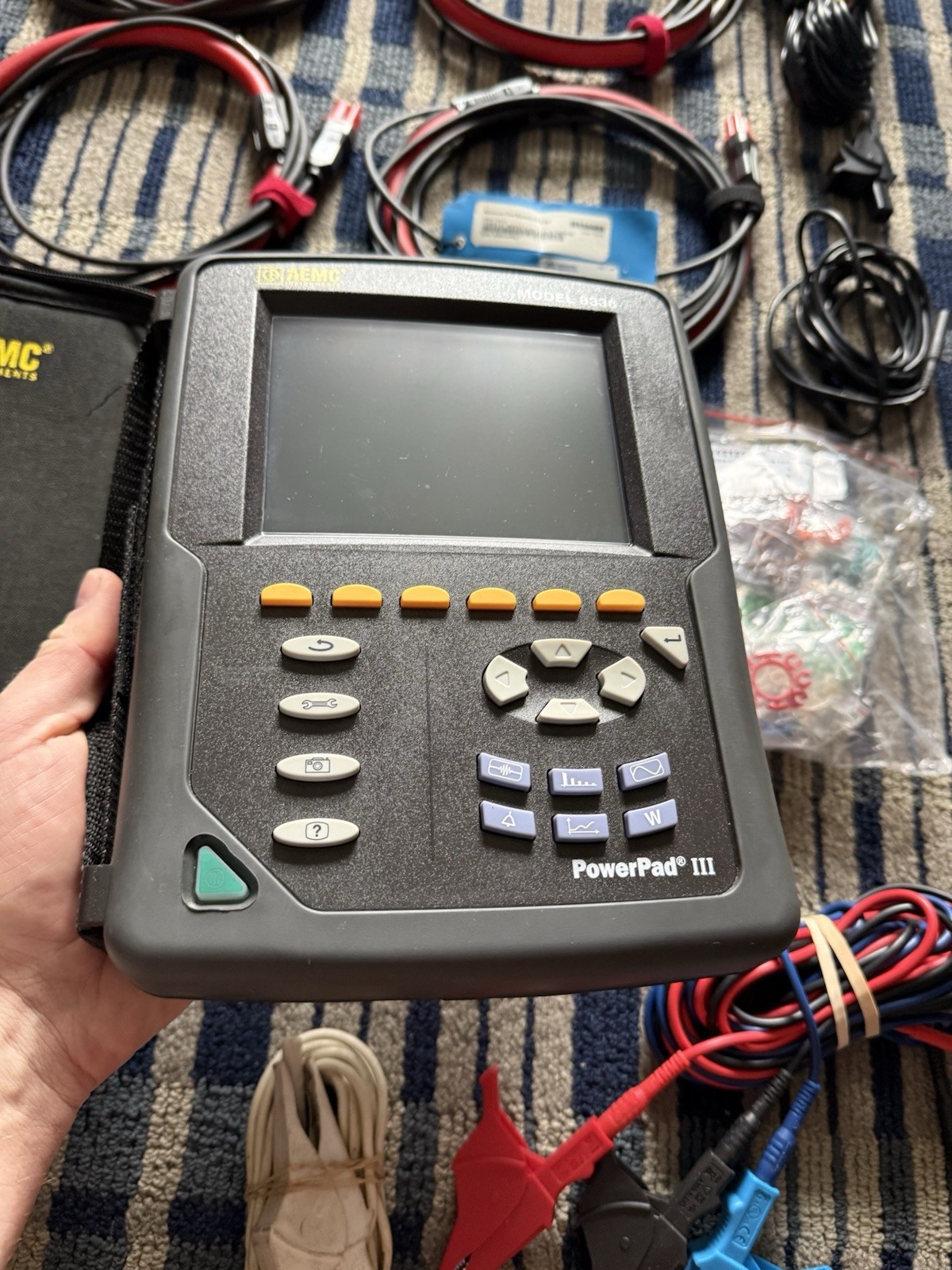 AEMC 8336 PowerPad III Three-Phase Power Quality Analyzer Similar to Fluke Model