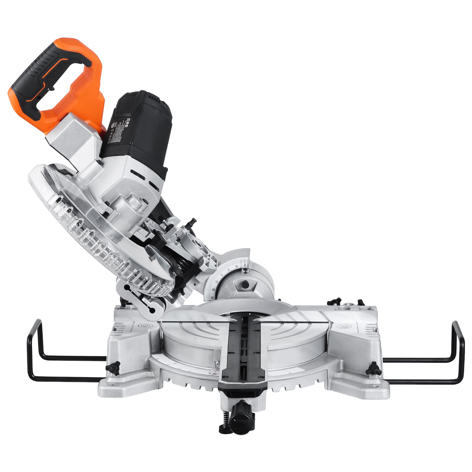Sliding Compound Miter Saw 10-In Blade 15 Amp Motor Corded Double Bevel 60-Tooth