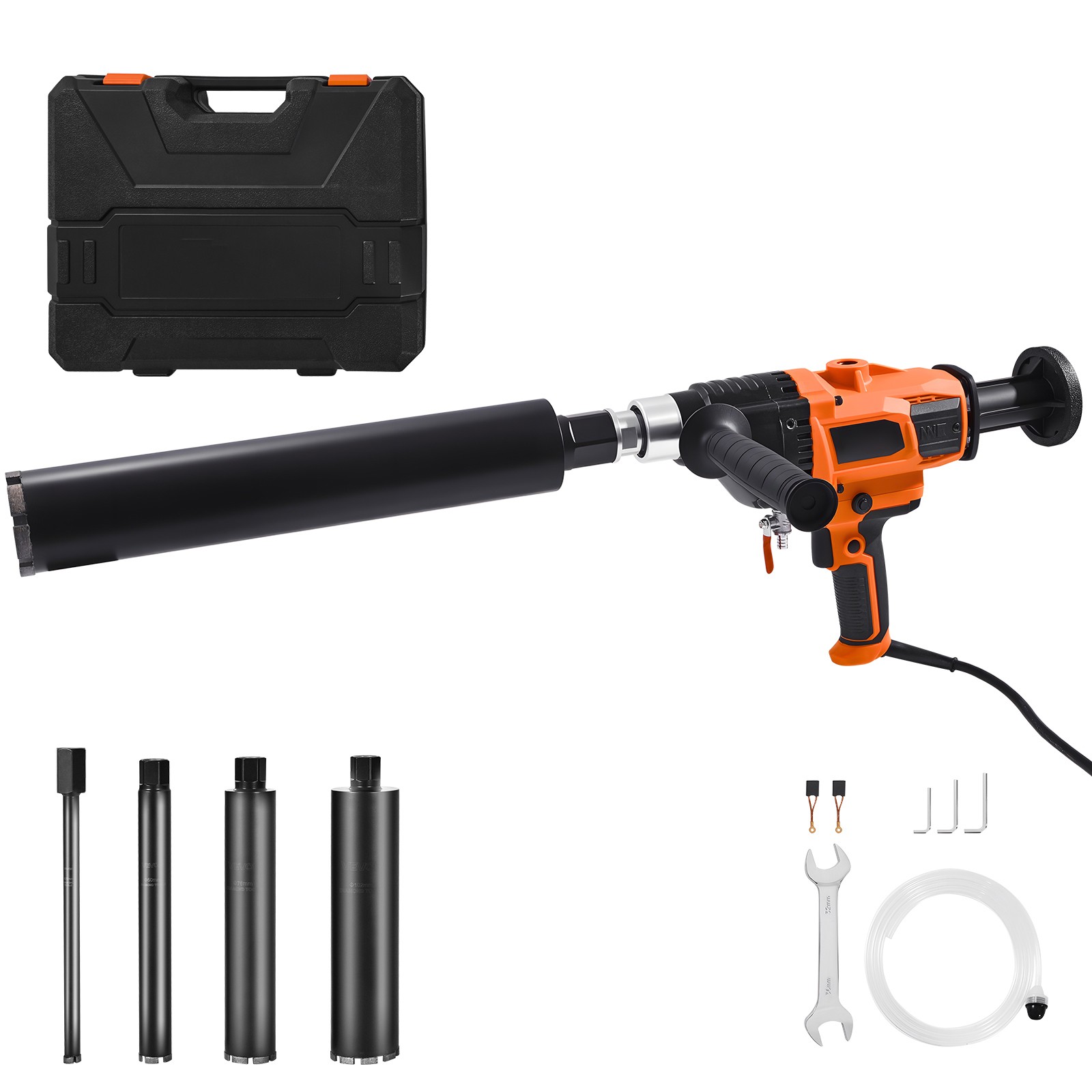 Diamond Core Drill Machine Handheld Concrete Core Drill Rig 6.3 in 2000W