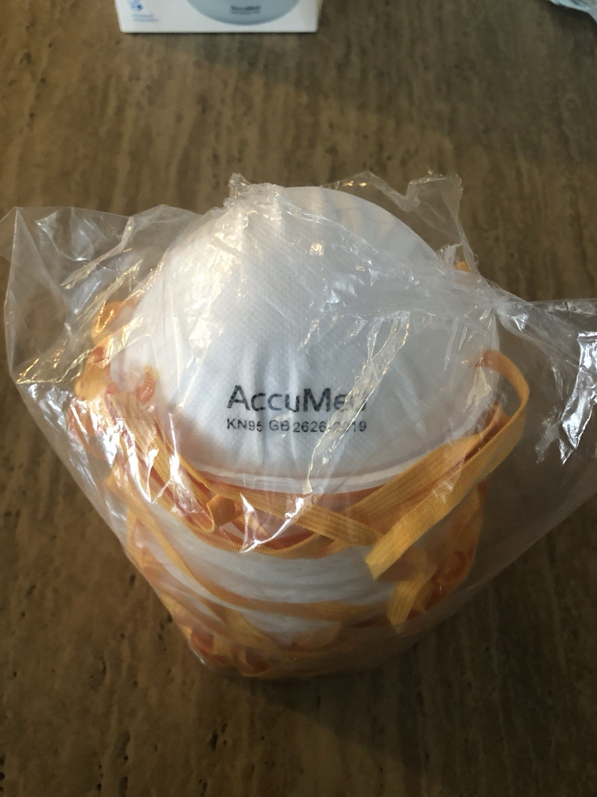 AccuMed 20 Pack KN95 Protective Mask Disposable GB2626-2019 Cup Style