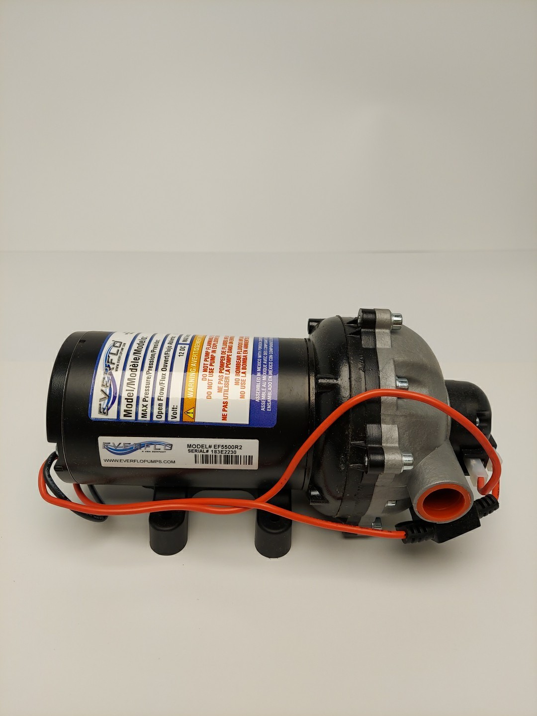 Corrosion-Resistant 12V Pump – 5.5 GPM for Agricultural Spraying Needs